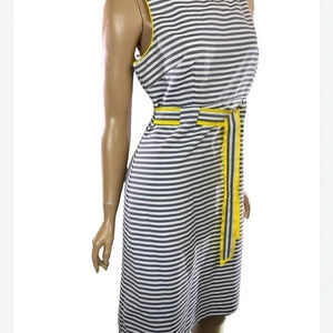JESSICA HOWARD  dress ,sz 8, striped,seersucker,belted summer dress